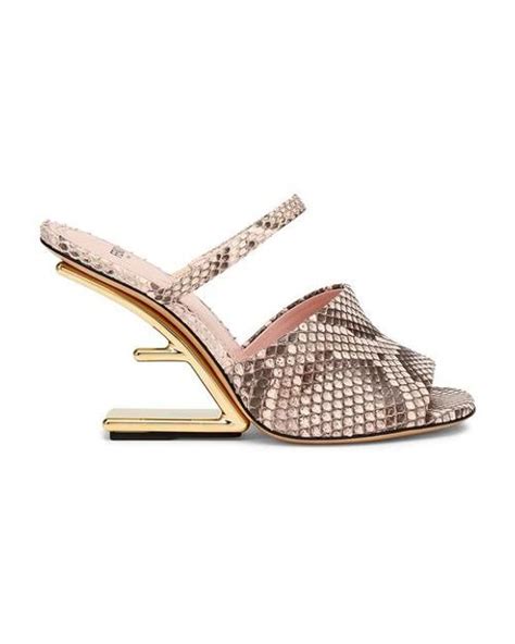 fendi first sandals|fendi sandals flat woman.